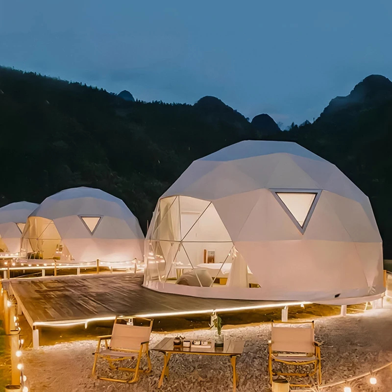 Outdoor Camping Dome - Tenda Geodetica Premium per Glamping -