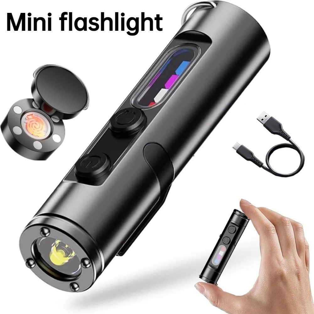 Camping Lantern - Mini Torcia LED Ricaricabile USB-C per