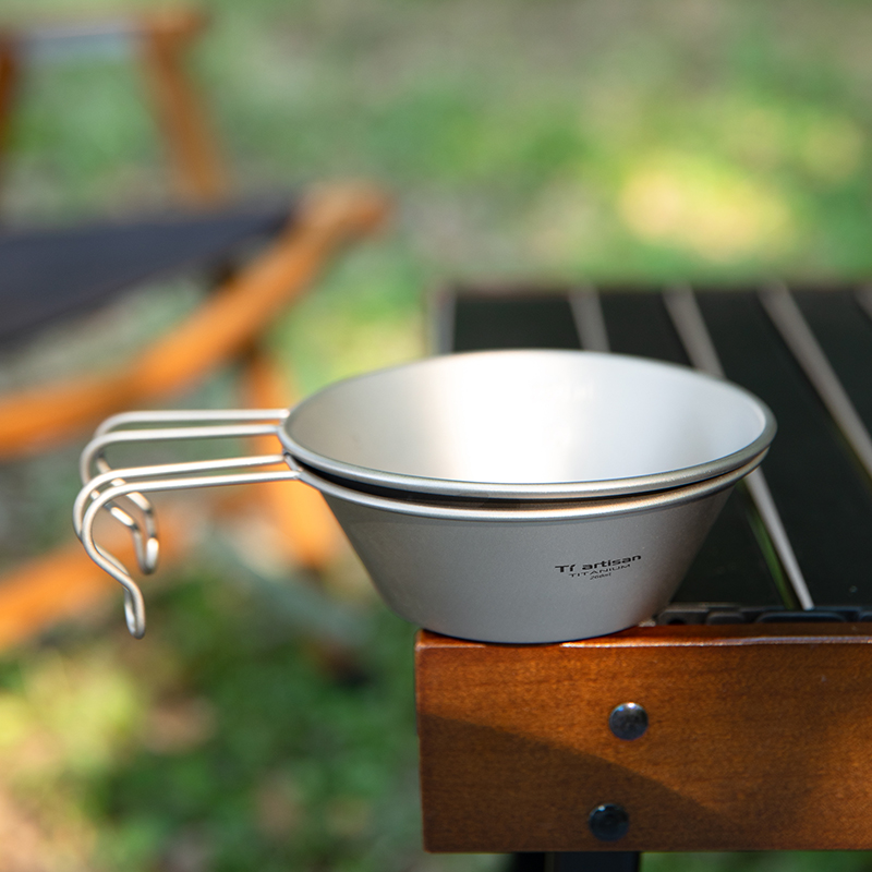 Outdoor Camping Meals - Tiartisan Tazza Sierra Ultraleggera in Titanio