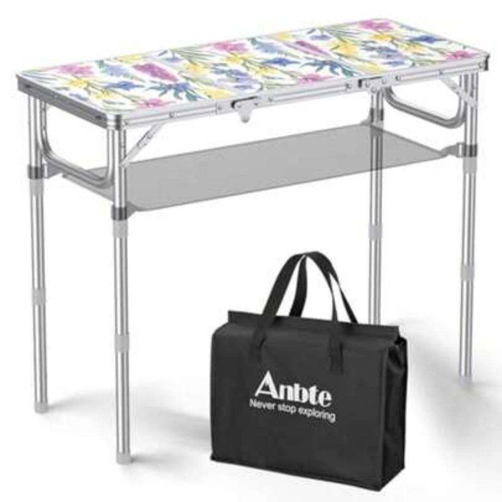 Outdoor Camping Table - Tavolo da campeggio pieghevole con rete