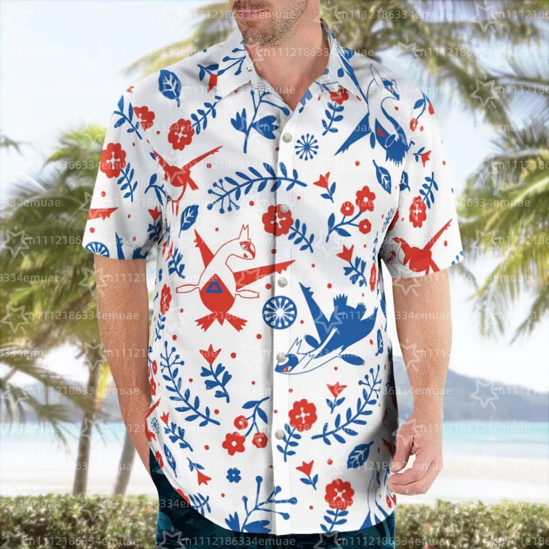 Outdoor Camping Movies - T-shirt Grafica Hawaiana Aloha Latias Latios