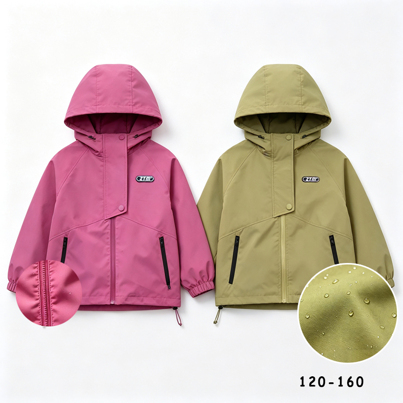 Outdoor Camping Kids Activities - Giacca da Escursionismo Unisex Impermeabile, Giacca