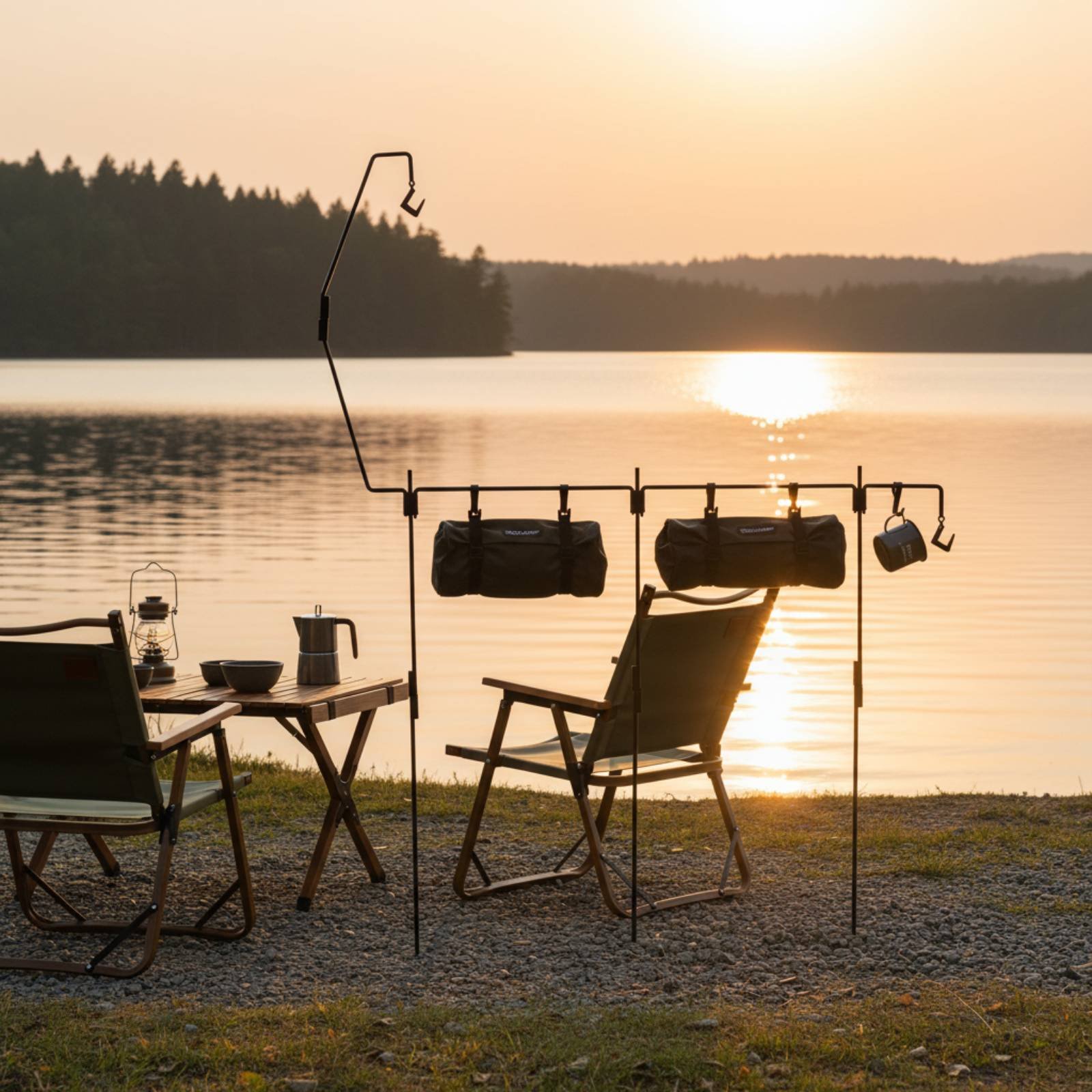 Outdoor Camping Gear - Supporto per Lanterna da Campeggio Facile