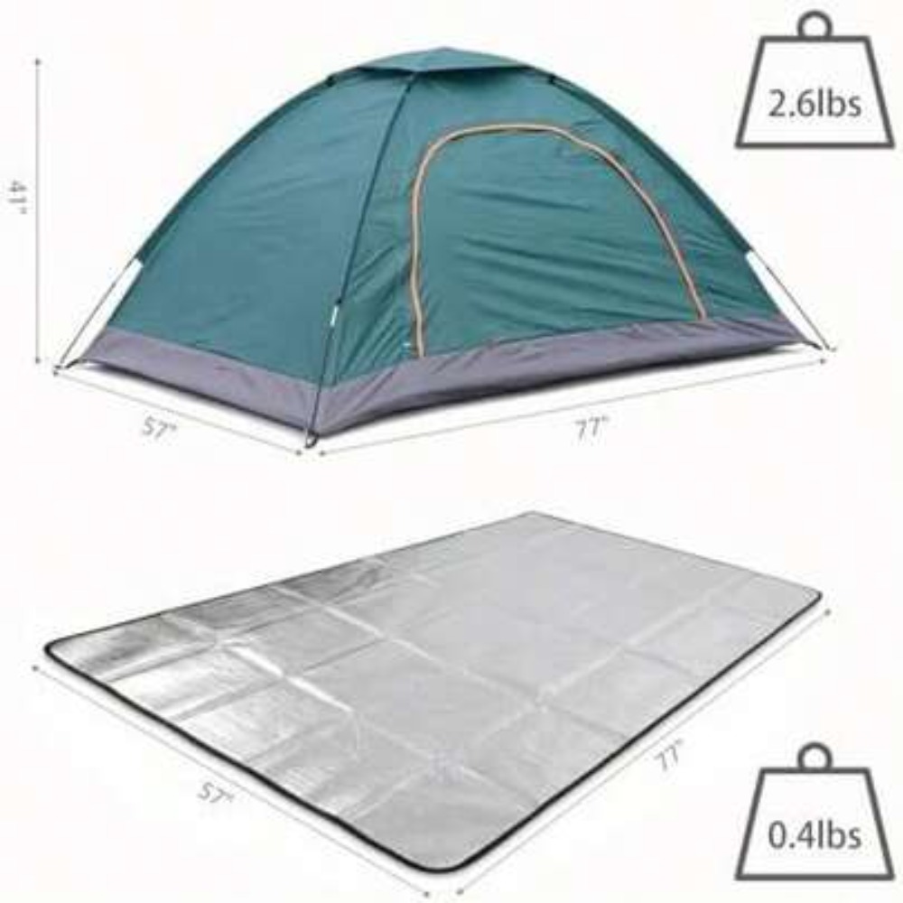 Outdoor Camping Dome - Tenda a Cupola Impermeabile a Doppio