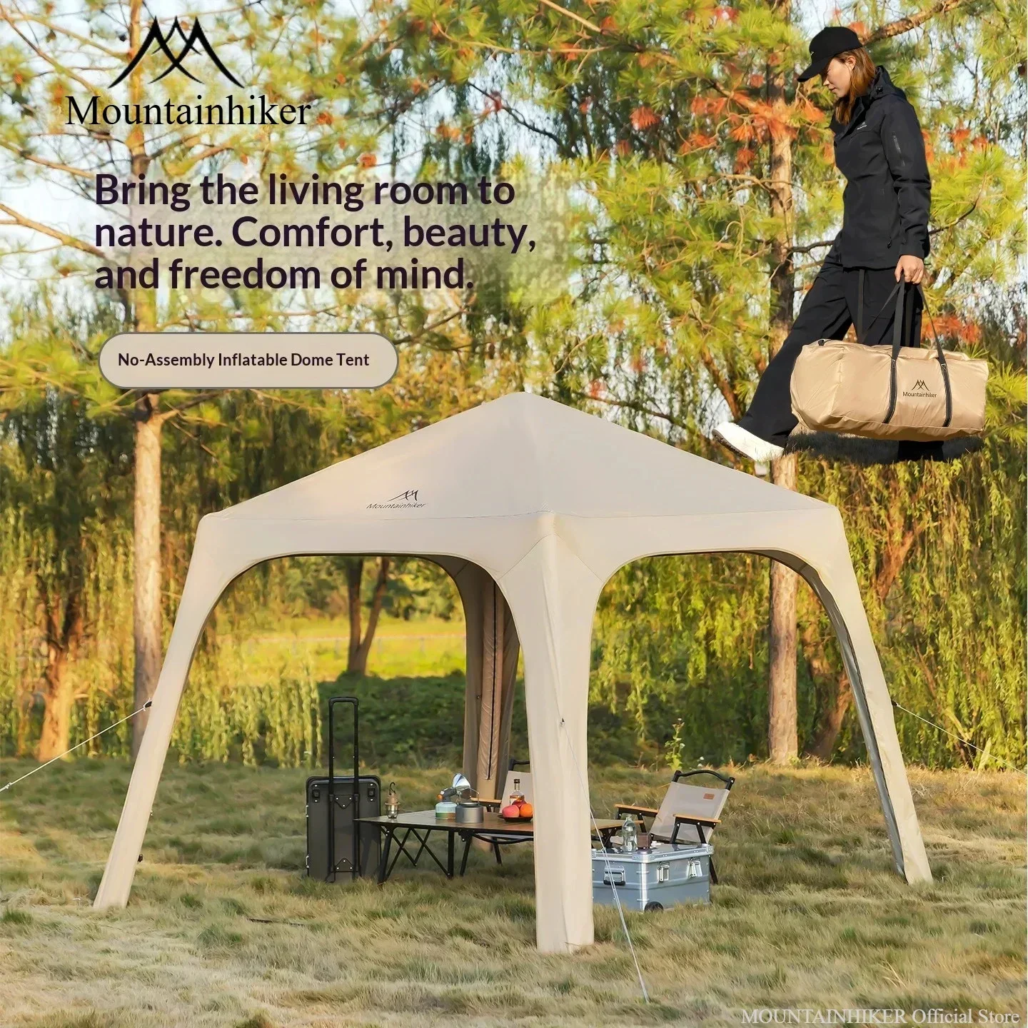 Tenda a Cupola Gonfiabile, Gra - Outdoor Camping Dome recensione e prezzo