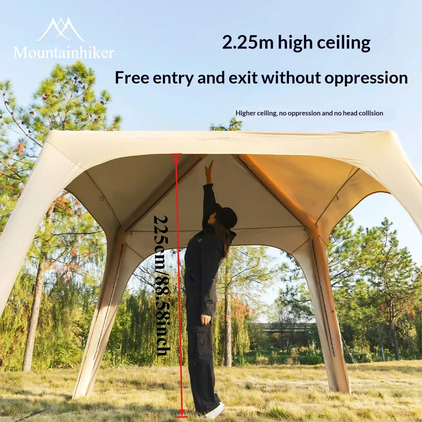Tenda a Cupola Gonfiabile, Gra - Outdoor Camping Dome recensione e prezzo
