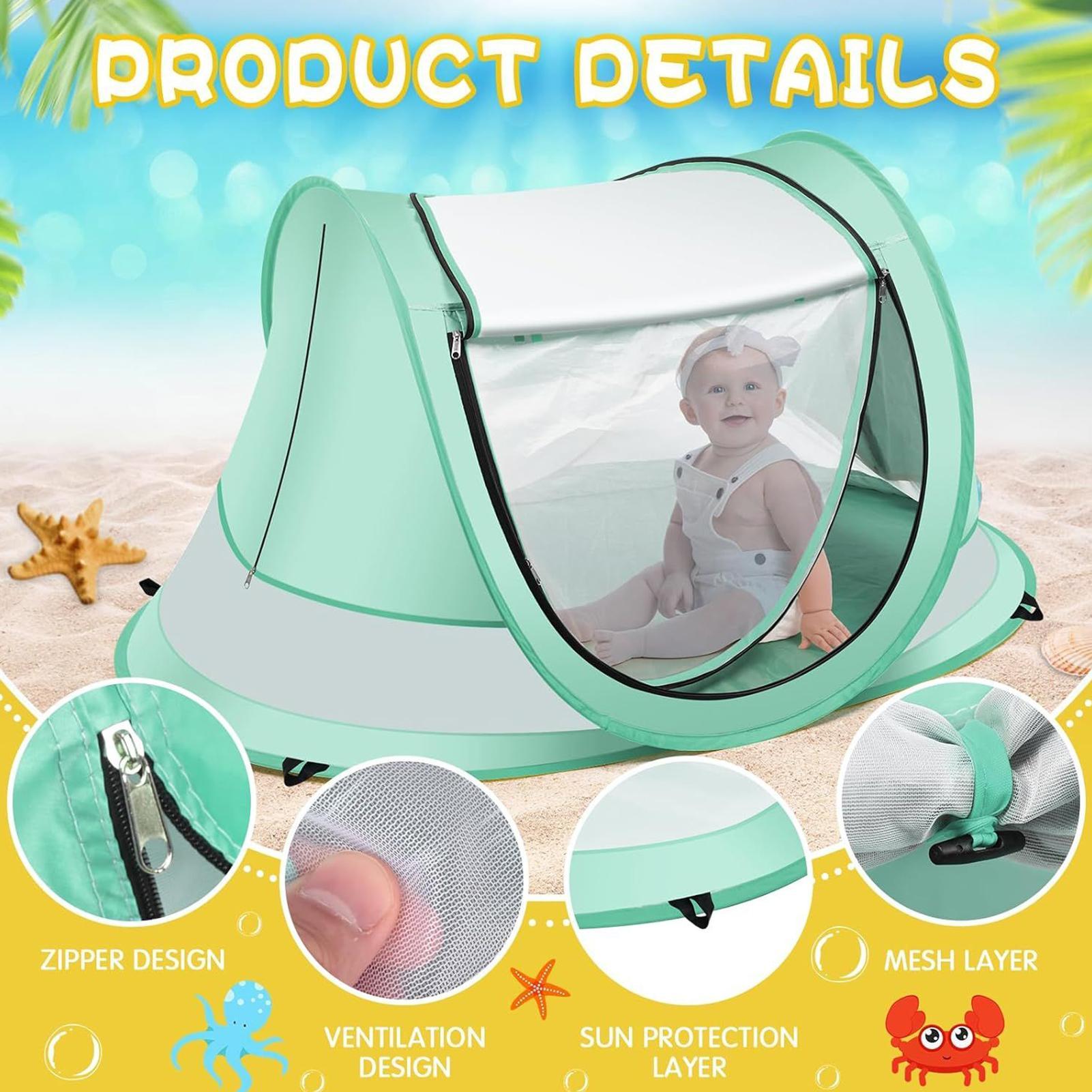 Tenda da spiaggia per bambini, - Outdoor Camping Dome recensione e prezzo
