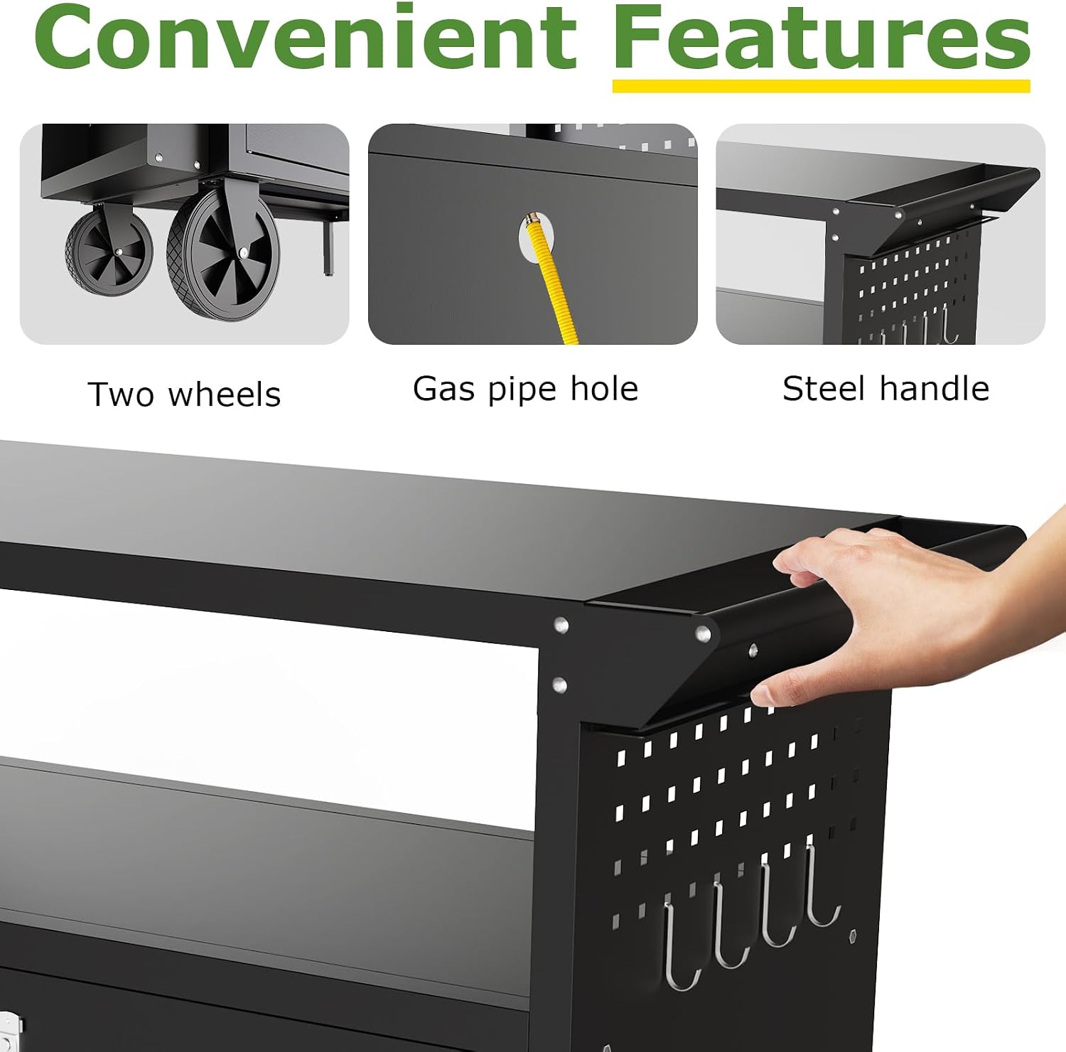 Carrello da esterno per barbec - Outdoor Camping Table recensione e prezzo