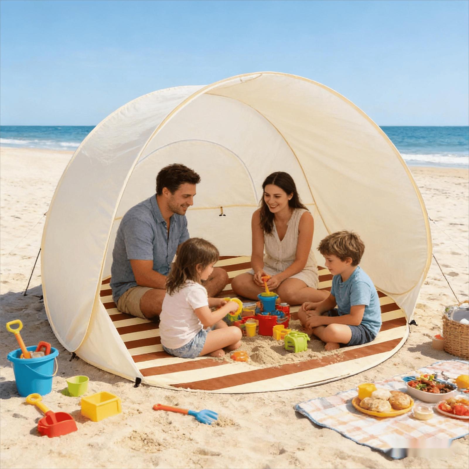 Tenda da spiaggia portatile ad - Outdoor Camping Dome recensione e prezzo
