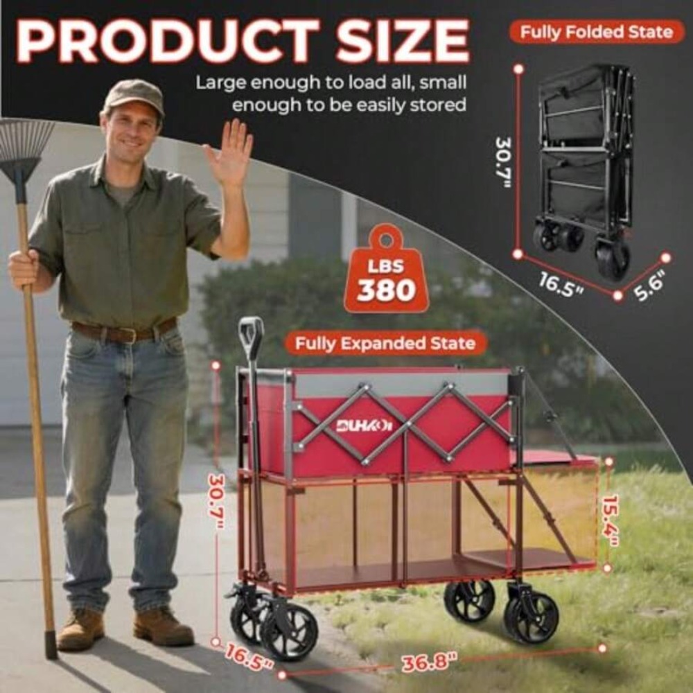 Carrello pieghevole a 2 livell - Outdoor Camping Gear recensione e prezzo