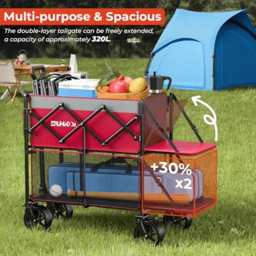 Carrello pieghevole a 2 livell - Outdoor Camping Gear recensione e prezzo