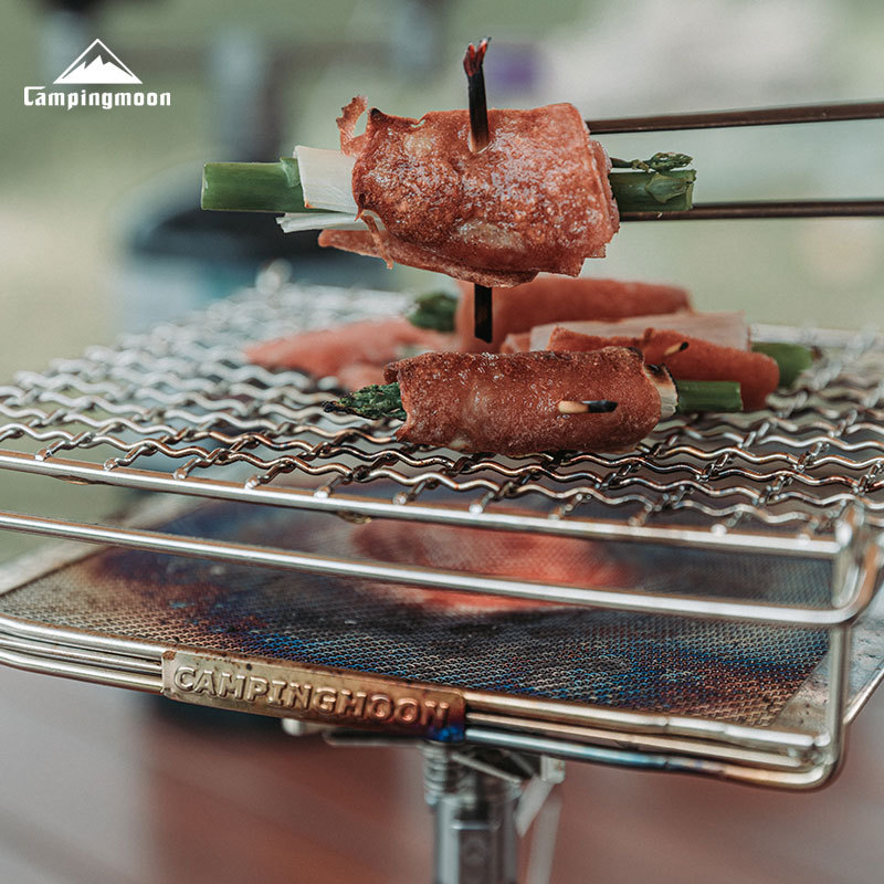 CAMPINGMOON Griglia Pieghevole - Outdoor Camping Cooking Set recensione e prezzo