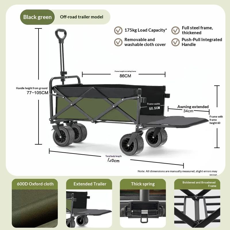 Carrello Pieghevole a Quattro  - Outdoor Camping Table recensione e prezzo