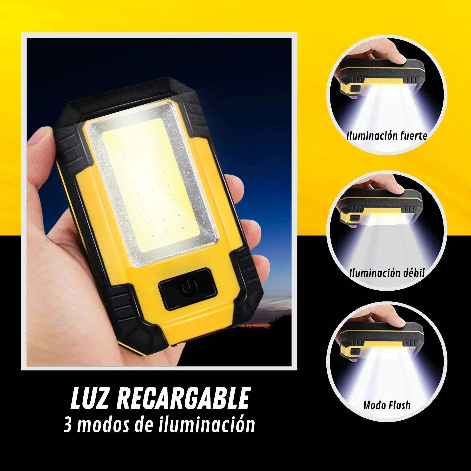 Torcia da Lavoro Ricaricabile  - Camping Lantern recensione e prezzo