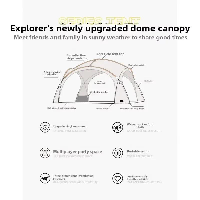 Tenda a Cupola Explorer in Vin - Outdoor Camping Gear recensione e prezzo