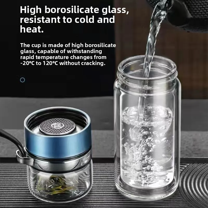 Tazza a Doppio Strato in Vetro - Portable Water Filter recensione e prezzo