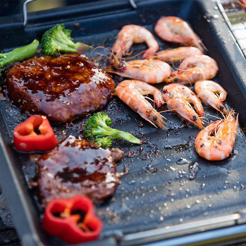 Padella per grigliare quadrata - Outdoor Camping Cooking Set recensione e prezzo
