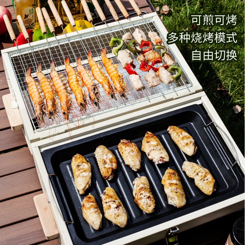 Forno Barbecue Portatile per C - Outdoor Camping Cooking Set recensione e prezzo