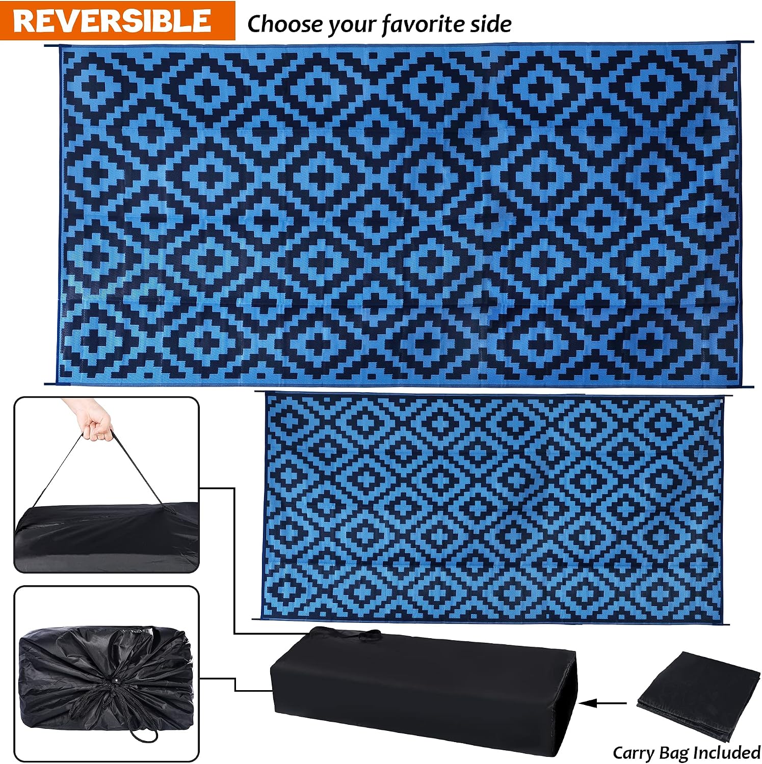 Tappeto Impermeabile da Estern - Outdoor Camping Rugs 9X18 recensione e prezzo