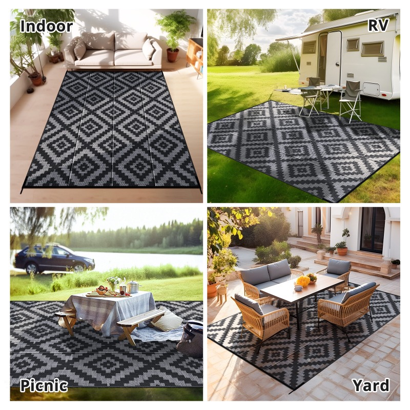 Tappeti da Esterno (5x8, 6x9,  - Outdoor Camping Rugs 9X18 recensione e prezzo