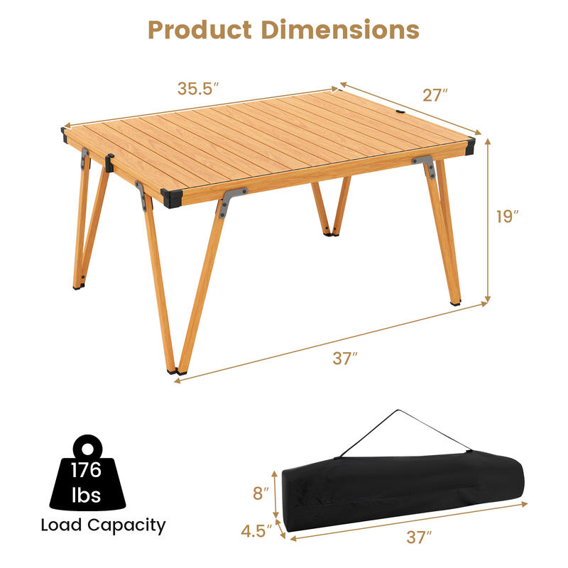 Tavolo da Picnic Pieghevole Si - Outdoor Camping Table recensione e prezzo